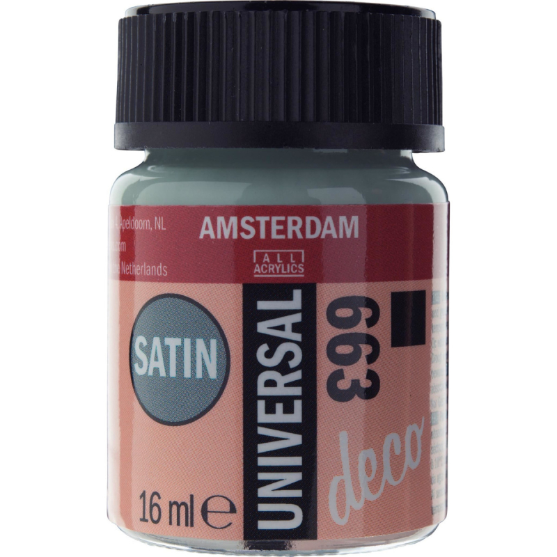 Χρώμα Amsterdam Universal Satin 16ml Gray Green 663