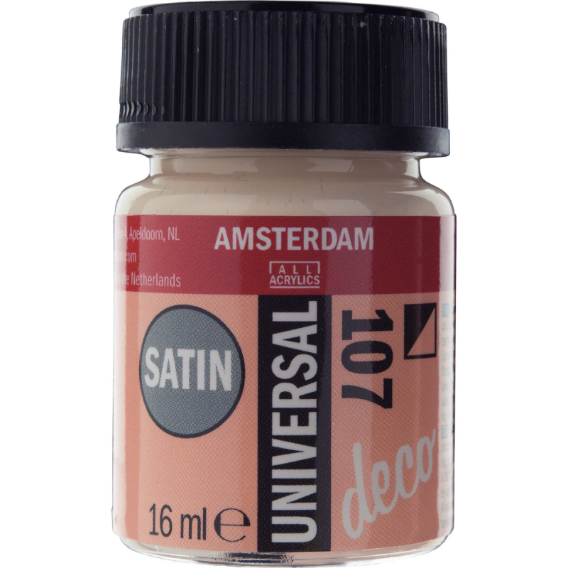 Χρώμα Amsterdam Universal Satin 16ml Ivory 107