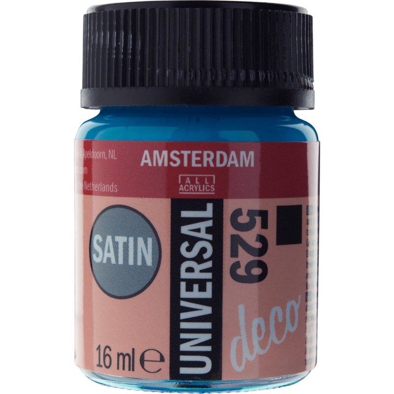 Χρώμα Amsterdam Universal Satin 16ml Mediterranean Blue 529