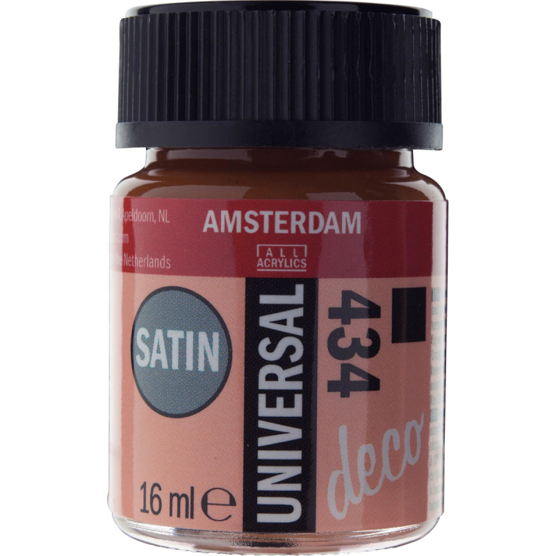 Χρώμα Amsterdam Universal Satin 16ml Sienna 434
