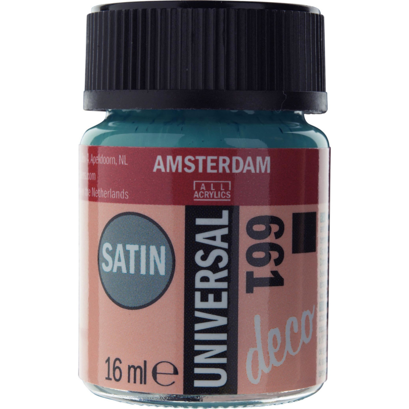 Χρώμα Amsterdam Universal Satin 16ml Turquoise Green 661