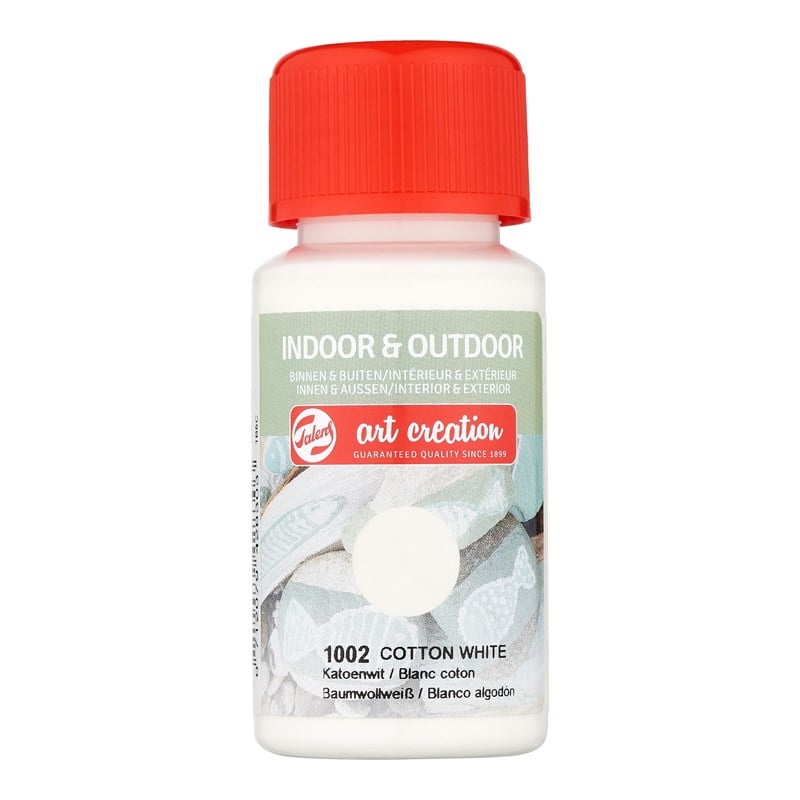 Χρώμα Indoor & Outdoor 50 ml Cotton white 1002