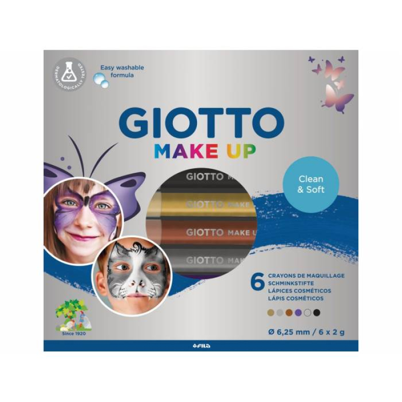 Χρώματα Giotto για face painting μεταλλικά F474100