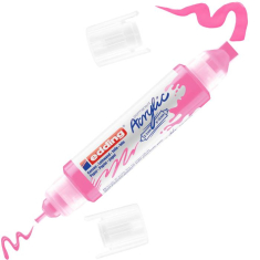 Ακρυλικός μαρκαδόρος edding 5400 2-3mm/5-10mm Fluorescent Pink