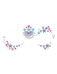 Αυτοκόλλητα προσώπου Avenir Gems-Stars