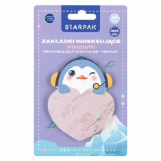 Αυτοκόλλητα χαρτάκια Penguin 10x7cm 25 τεμ