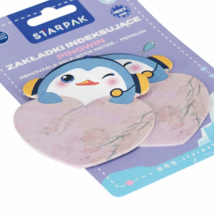 Αυτοκόλλητα χαρτάκια Penguin 10x7cm 25 τεμ