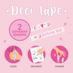 Deco tape Legami Unicorn με 2 σχέδια