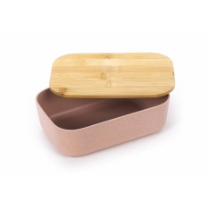 Φαγητοδοχείο Tri-Coastal bamboo pastel pink