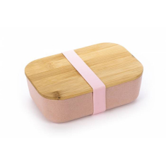 Φαγητοδοχείο Tri-Coastal bamboo pastel pink
