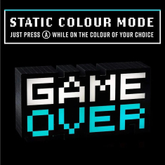 Φωτιστικό Game Over φορητό με ήχο
