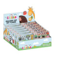 Γόμες σετ The Littlies 4τεμ. σε κουτί