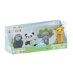 Γόμες σετ The Littlies 4τεμ. σε κουτί