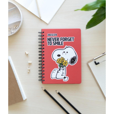 Ημερολόγιο ακαδημαϊκό Snoopy εβδομαδιαίο 12μηνο Α5