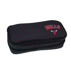 Κασετίνα NBA Chicago Bulls διπλή Black Retro