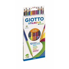 Ξυλομπογιές Giotto Stilnovo Bicolor 12 τεμ.