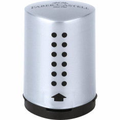 Ξύστρα Faber Castell grip mini γκρι 183700