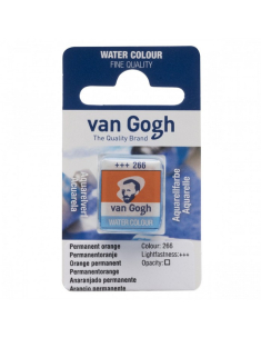 Κύβος ακουαρέλας Van Gogh Permanent Orange 266