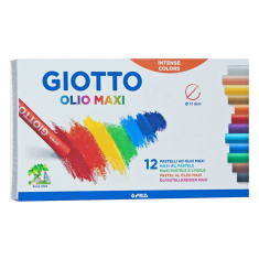 Λαδοπαστέλ Giotto Olio Maxi 12 τεμ