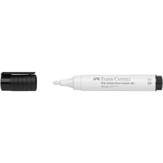 Μαρκαδόρος Faber Castell Pitt Artist λεύκος 2.5mm