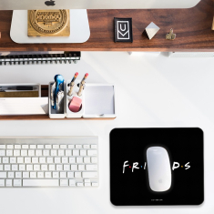 Mousepad Friends Black 22cm x 18cm