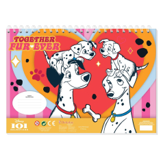 Μπλοκ Ζωγραφικής 101 Dalmatians 40φυλ.