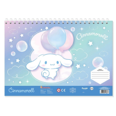 Μπλοκ Ζωγραφικής Cinnamoroll 40φυλ 2 σχέδια