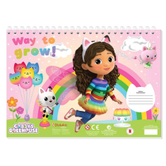 Μπλοκ Ζωγραφικής Gabbys Dollhouse 40φυλ.