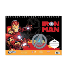 Μπλοκ Ζωγραφικής Iron Man  40φυλ 2 σχέδια