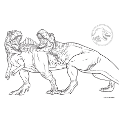 Μπλοκ Ζωγραφικής Jurassic 40φυλ 2 σχέδια