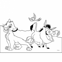 Μπλοκ Ζωγραφικής Lion king 23x33cm 40φυλ.
