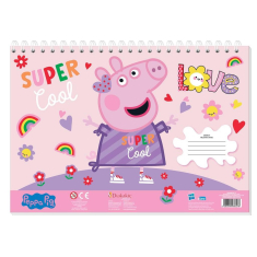 Μπλοκ Ζωγραφικής Peppa Pig Super Cool 40φυλ