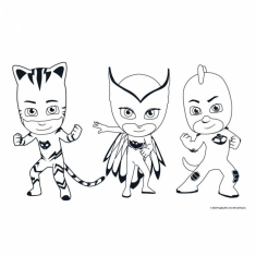 Μπλοκ Ζωγραφικής Pj Masks 23x33cm 40φυλ.