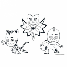 Μπλοκ Ζωγραφικής Pj Masks 23x33cm 40φυλ.
