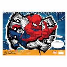 Μπλοκ Ζωγραφικής Spiderman 23x33cm 40φυλ.