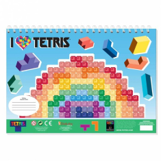 Μπλοκ Ζωγραφικής Tetris 23x33cm 40φυλ.