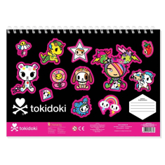 Μπλοκ Ζωγραφικής Tokidoki  40φυλ 2 σχέδια