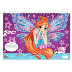Μπλοκ Ζωγραφικής Winx 23x33cm 40φυλ.