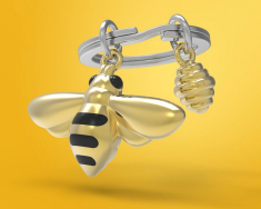Μπρελόκ Metalmorphose Bee & Honey