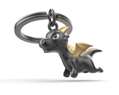 Μπρελόκ Metalmorphose Dragon Black
