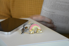 Μπρελόκ Metalmorphose Rainbow Cloud Star