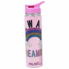 Παγούρι Must πλαστικό με glitter 450ml 000584547