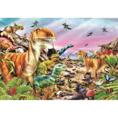 Παζλ Clementoni Dinosaur Land 104 τεμ