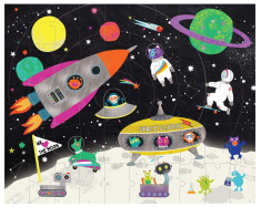 Παζλ Floss & Rock Space Magic Moving 50τεμ.