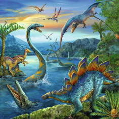 Παζλ Ravensburger 3X49 Δεινόσαυροι