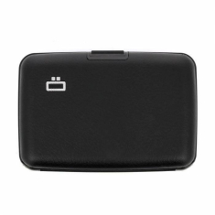 Πορτοφόλι αλουμινίου OGON Vegan Leather Black