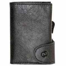 Πορτοφόλι Θήκη Πιστωτικών C-Secure με προστασία RFID Blackwood