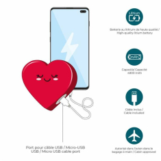 Power Bank Legami Heart 4800mAh POW0020