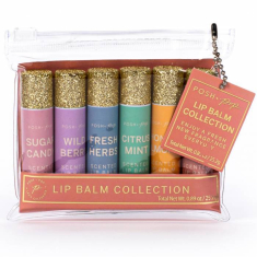 Σετ 6 τεμ Lip Balm Tri-Coastal glitter 6x4,2g