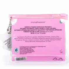 Σετ 6 τεμ Lip Balm Tri-Coastal glitter cat 6x4,2g